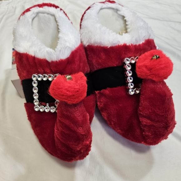 Christmas Elf/Santa Slippers Size M (7-8) - Picture 4 of 6